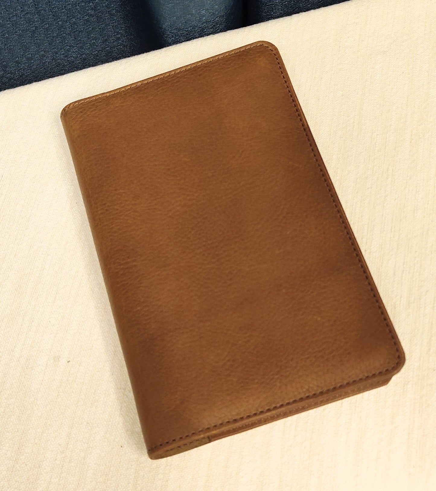 Bible with Tan Leather Cover