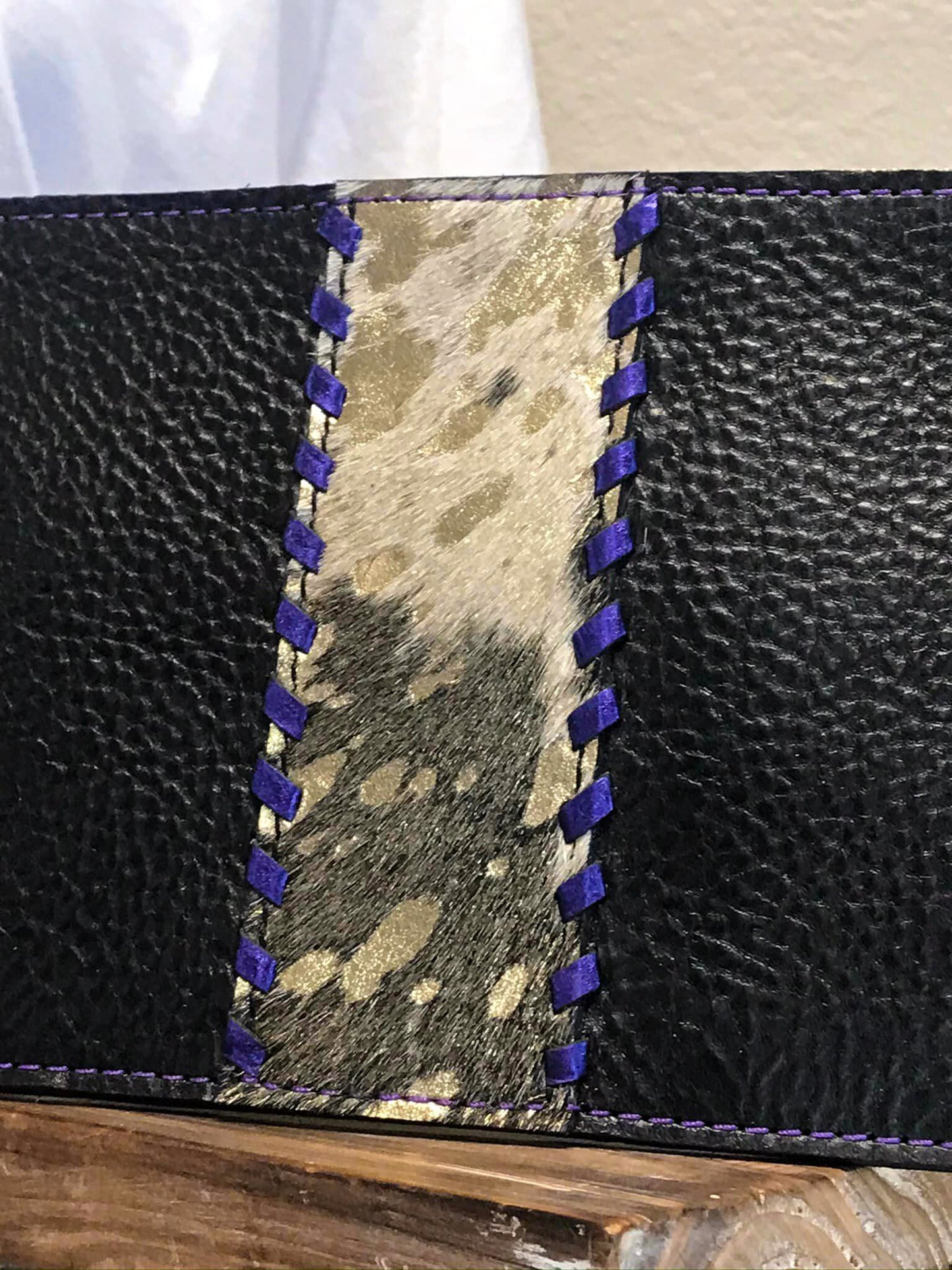 Hometown Large Wristlet - Black Pebble