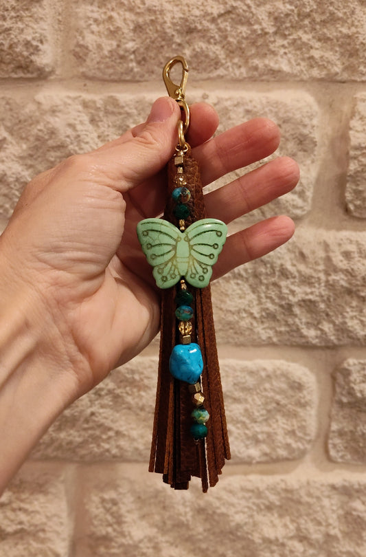 Butterfly Tassel - Green