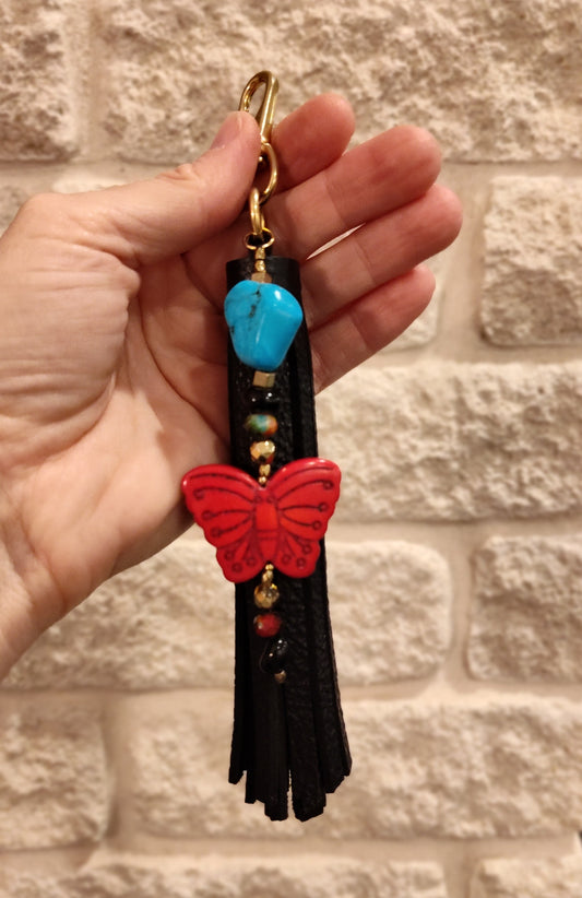 Butterfly Tassel - Red