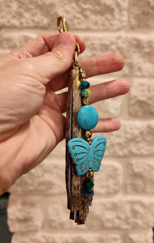 Butterfly Tassel - Turquoise