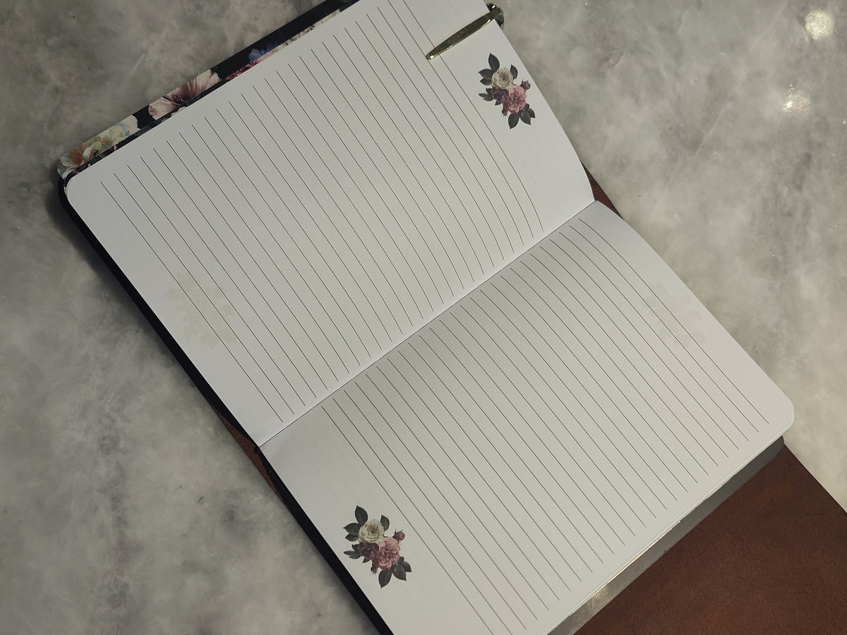 Tri-Fold Banded Notebook