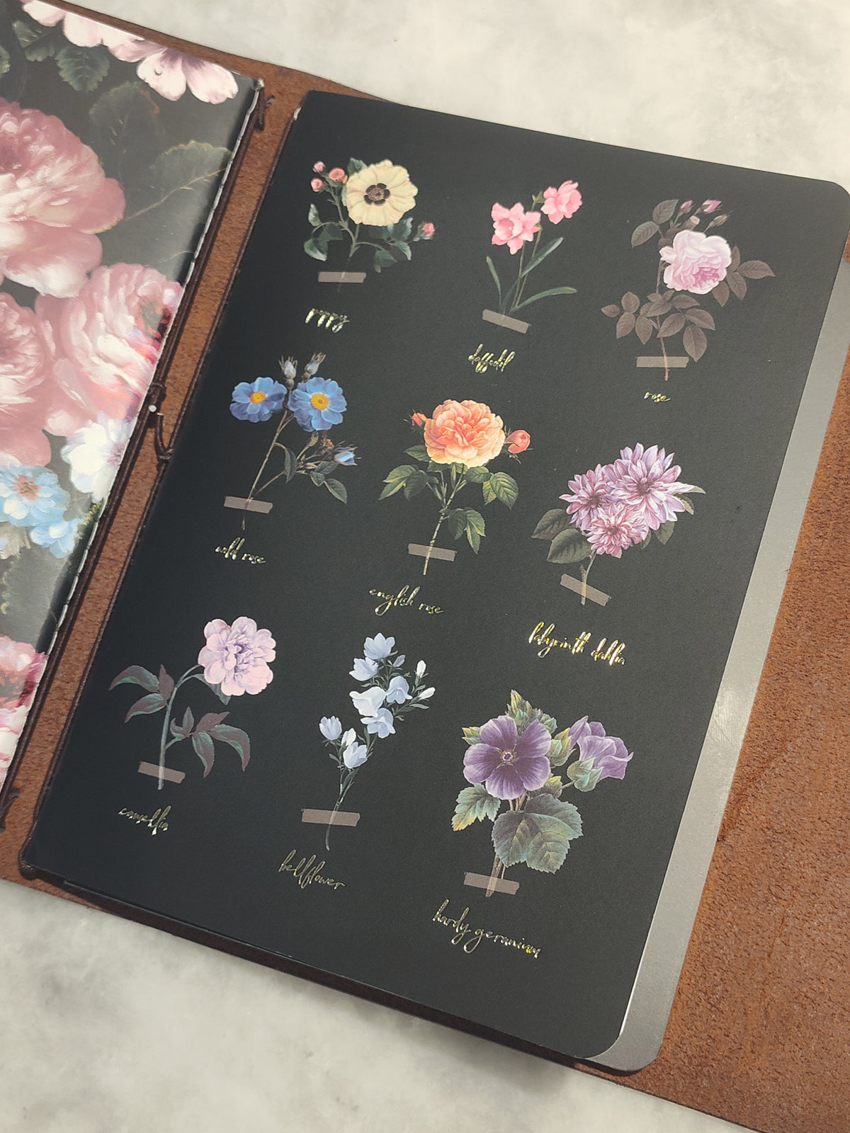 Tri-Fold Banded Notebook