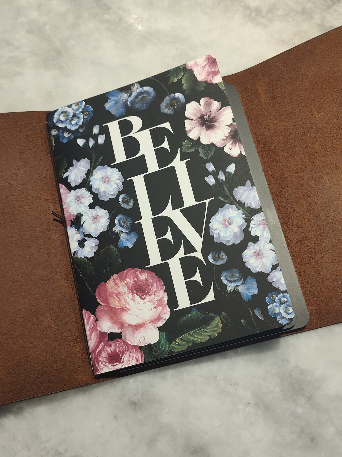 Tri-Fold Banded Notebook